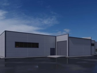 Склад из сэндвич панелей