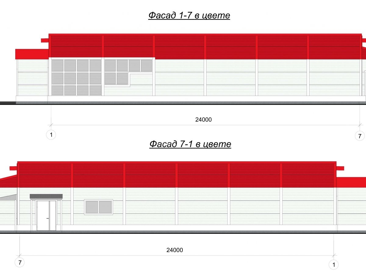 3D визуализация Магазин из сэндвич-панелей - фото 6