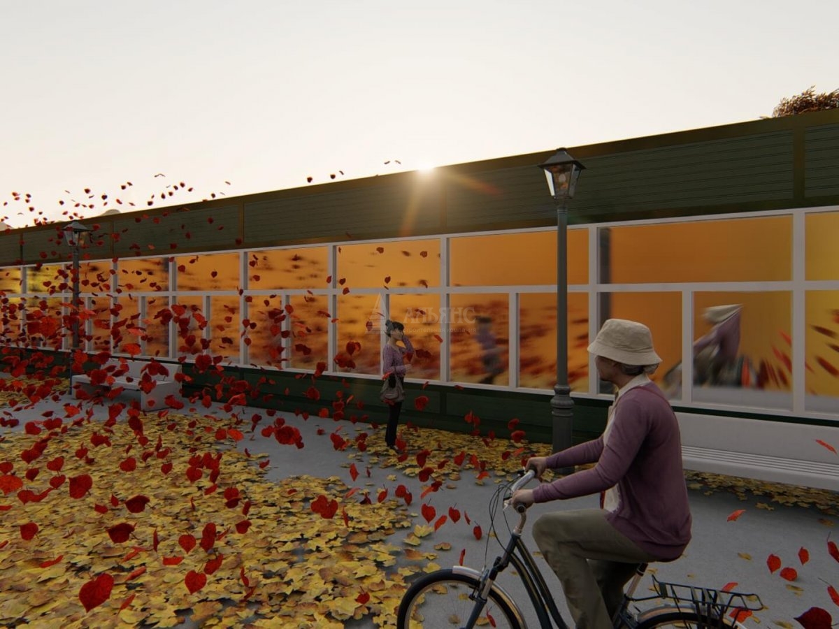 3D визуализация Проект павильона из сэндвич-панелей - фото 4