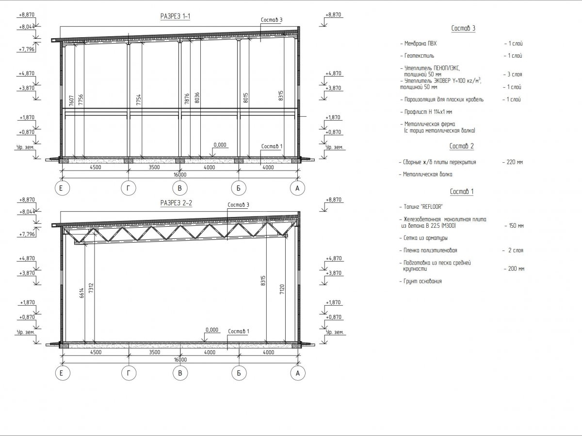 Планировка Магазин из сэндвич панелей -  фото 3